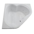 thumbnail image 4 of Cascade 60 in. x 60 in. Corner Whirlpool Jetted Bathtub with Right Drain in White, 4 of 5