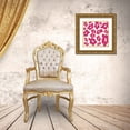 thumbnail image 3 of Buenfil, Andrea 12x12 Gold Ornate Wood Framed with Double Matting Museum Art Print Titled - Groovy Florals, 3 of 4