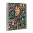 thumbnail image 2 of Stupell Industries Eclectic Exotic Leaf Pattern Giraffe Gray Framed Giclee Art, 11 x 14, by Lisa R Dumm, 2 of 8