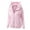 Pink, variant on WREESH Womens Winter Hoodies Pullover Cute Solid Fleece Sweatshirt Double Fuzzy Thicken Warm Jacket Long Sleeve Slim Zip Up Coats Black