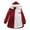 Wine, variant on EQWLJWE Fleece Lined Raincoat for Women Waterproof with Hood Long Sleeve Solid Color Lightweight Outdoor Windbreaker Jacket Outerwear