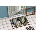thumbnail image 2 of Great Pyrenees Cozy Christmas Doormat, 2 of 6