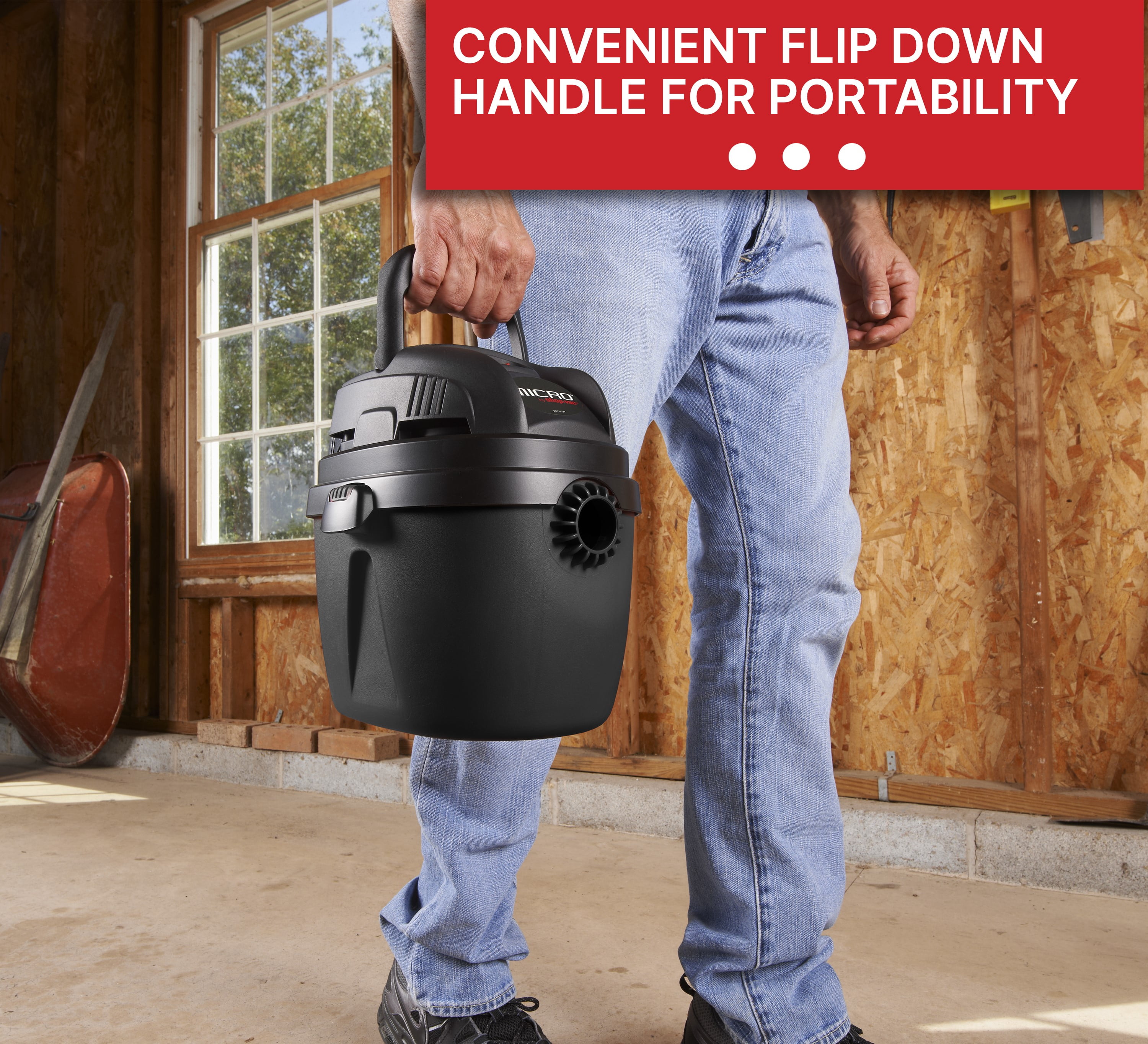 Shop-Vac 1 Gallon 1.0 Peak HP Micro Wet / Dry Vacuum, Model 2021005