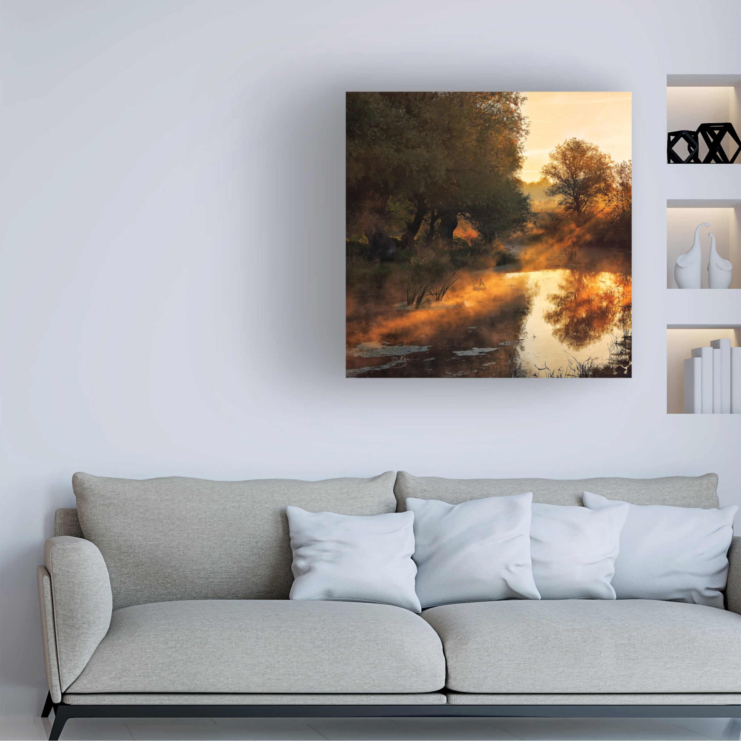 Leicher Oliver 'When Nature Paints With Light' Canvas Art