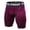 Wine, variant on Gyexs Mens Gym Shorts - Men's Athletic Shorts, Elastic Waist Lightweight Casual Summer 7 Inch Inseam White, Size S