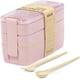 thumbnail image 1 of Fiambrera Fiambrera Bento box Fiambrera para niños y adultos Con 3 compartimentos A prueba de fugas Microondas A base de trigo Biodegradables Sin plástico Sin BPA Adepaton LL-1572-1, 1 of 6