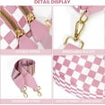 thumbnail image 5 of Checkered Crossbody Bag,Spacious Bum Bags for Women Nylon Crossbody Fanny Packs Checkered Purse Belt Wallet, 5 of 15