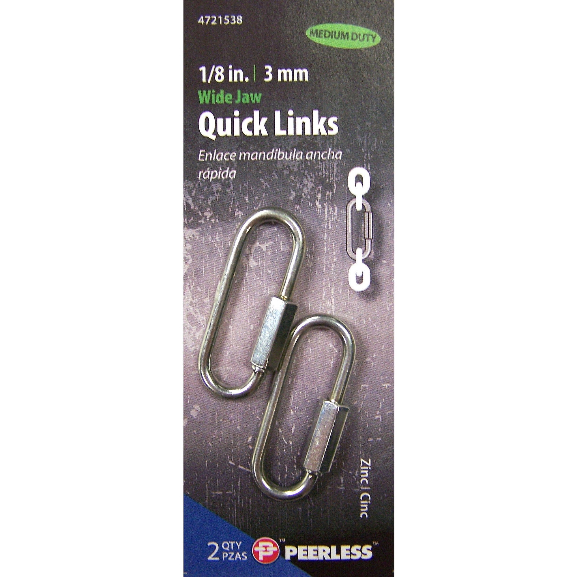 Quick Links 1/8 Inch Zinc Plated 24 Pack Chain Sports & Outdoors