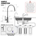 thumbnail image 3 of iSpring US31 Classic Système de Filtration d'Eau sous l'Évier à 3 Étapes pour Boire, Sans Réservoir, Grande Capacité, Sédiment + GAC + Carbone (Version la Plus Récente), 3 of 8