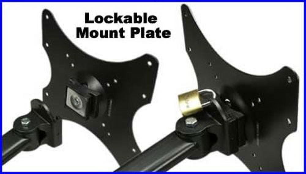 impact mounts Locking Articulating Tilt Swivel Arm LCD LED TV Wall Mount 26 27 32 36 37 40 42"