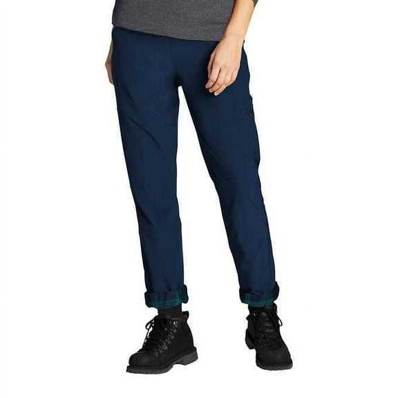 Eddie Bauer Women's Fleece-Lined Pull-On Pants, Blue 6