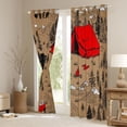 thumbnail image 3 of Erosebridal Boys Girls Camping RV Car Black Out Curtains,Jungle Animal Bear Curtains Pack of 2 (42x63 Each) For Kids Teens, 3 of 6