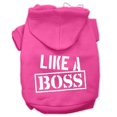 thumbnail image 1 of Chandails à Capuchon pour Animaux Imprimés comme un Boss Rose Vif Taille TP (8), 1 of 1