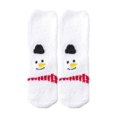 thumbnail image 1 of Calcetines de Navidad Gibobby para niños grandes y mujeres, Forro polar, 6 pares, blanco, unitalla, 1 of 5