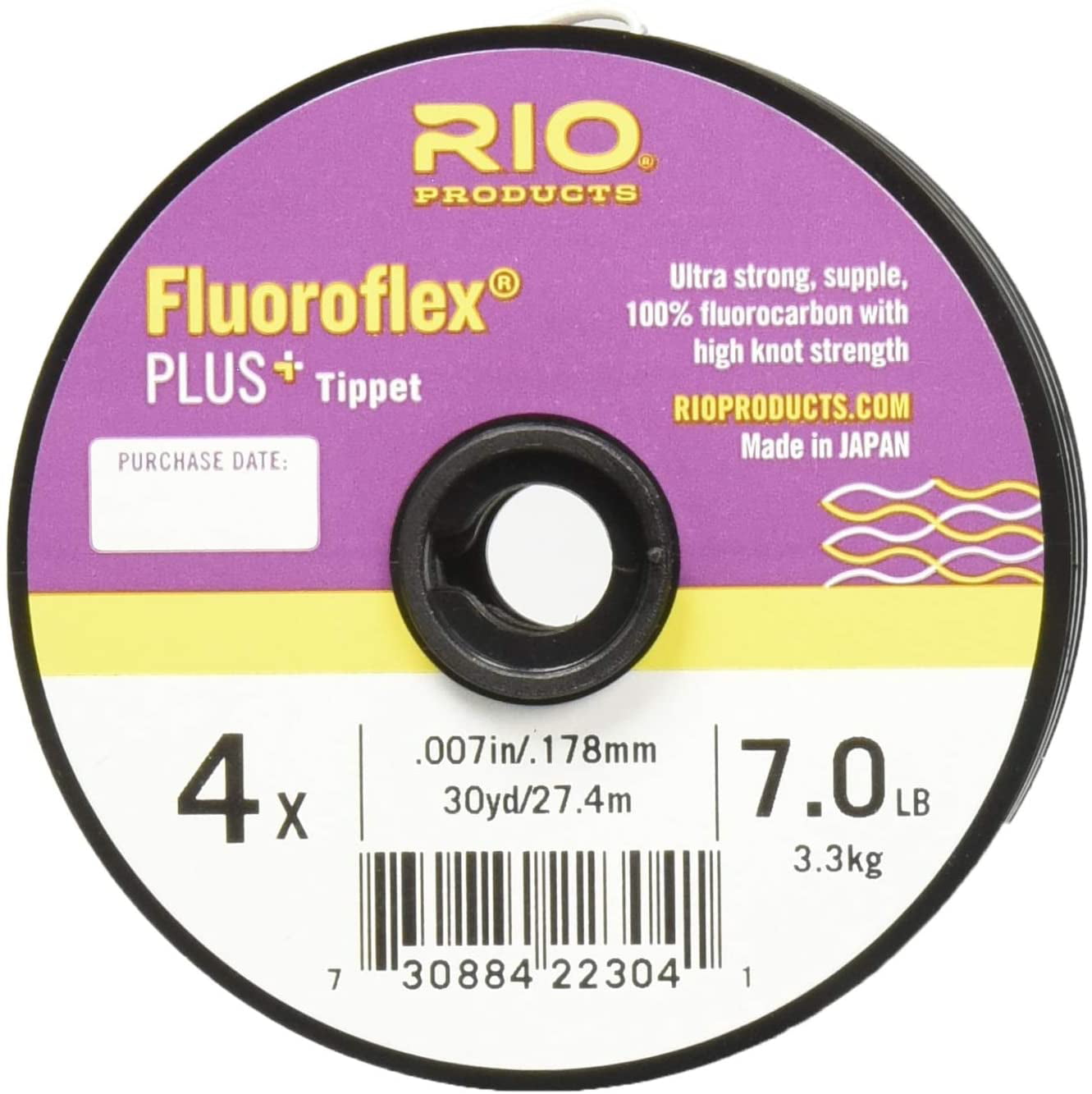 Rio Fluoroflex Plus Fluorocarbon Fly Fishing Tippet 3 Pack 