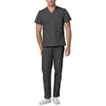 thumbnail image 2 of Adar Mens Medical Scrubs Set Medical Uniforms - Roomy Fit (30 Colors), 2 of 7
