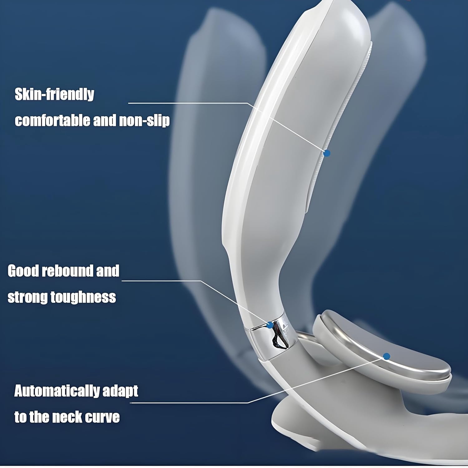 Neck Massager-Portable Upgraded 4-Head Electric Massagers Set with 6 Modes & 15 Levels, Promote Muscle Relaxation
