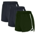 thumbnail image 2 of Lmnyox 3 Pack Running Shorts for Women Lightweight Elastic Waist Shorts with Pocket Summer Athletic Short Pants, 2 of 7