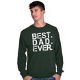 thumbnail image 4 of Best Dad Ever Cool Fathers Day Gift Men's Long Sleeve Tee T Shirt Brisco Brands M, 4 of 6