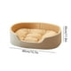 thumbnail image 3 of Funda de almohada para perrera de mascotas lavable de doble cara para gatos y perros, perrera grande tridimensional de fibra de poliéster., 3 of 6