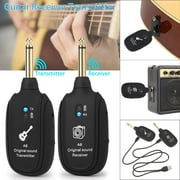 Luxtrada Guitar Wireless System Transmitter Receiver for Guitar Bass Vio Guitar Transmitter Receiver