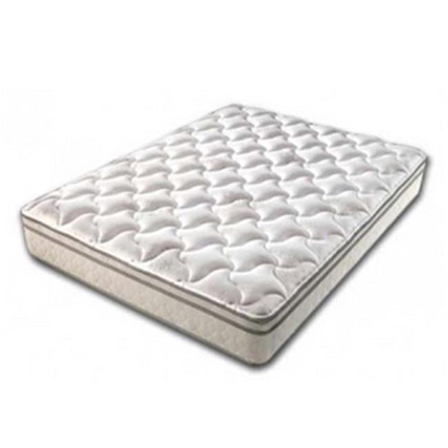 Short Queen Mattress, Rest Easy Euro Top, 60 x 75 x 9 in.