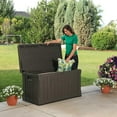 thumbnail image 4 of Boîte de rangement extérieur robuste pour terrasse de Lifetime, 4 of 9