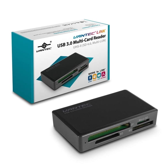 Lector de tarjetas múltiples Vantec UGT-CR615 USB 3.0 UHS-II SD 4.0