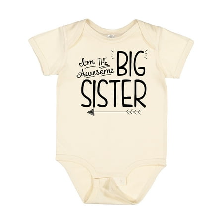

Inktastic I m the Awesome Big Sister Gift Baby Girl Bodysuit