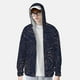thumbnail image 2 of Balery Navy Dark Blue Sudadera ligera de manga larga con capucha y protección solar UPF 50+ para hombre y mujer, ideal para pesca y running-XX-Large, 2 of 7