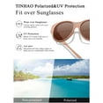 thumbnail image 3 of TINHAO Fit Over Glasses Sunglasses for Women Men Large Cat Eye Sunglasses Polarized 100% UV400 Protection, 3 of 7