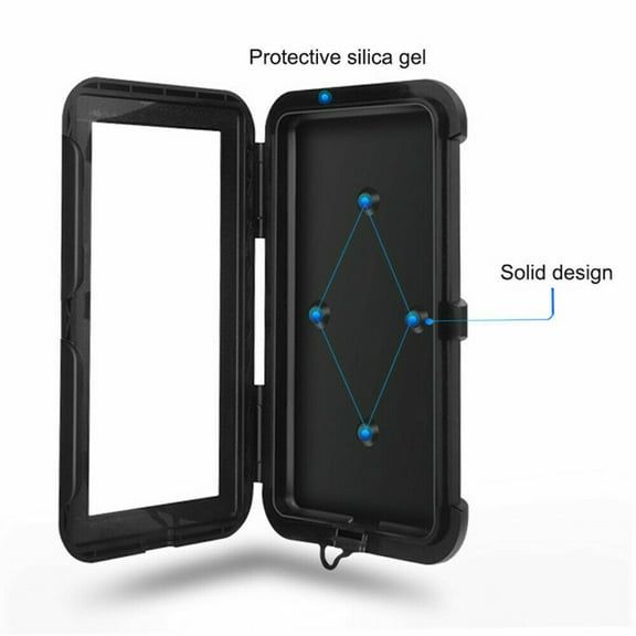 WEISIPU 360° Bicycle Motor Bike Phone Case Mount Holder Waterproof For All Mobile Phones