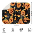 thumbnail image 2 of Halloween Pumpkins and Candy Corn Dish Drying Mat for Kitchen 1 Pack, Ultra Absorbent Microfiber Dishes Drainer Mats,18x24in(46x61cm), 2 of 4