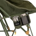 thumbnail image 6 of GCI Outdoor Fleece Rocker Sherpa Rocking Camping Chair with Cup Holder, Olive, 6 of 13