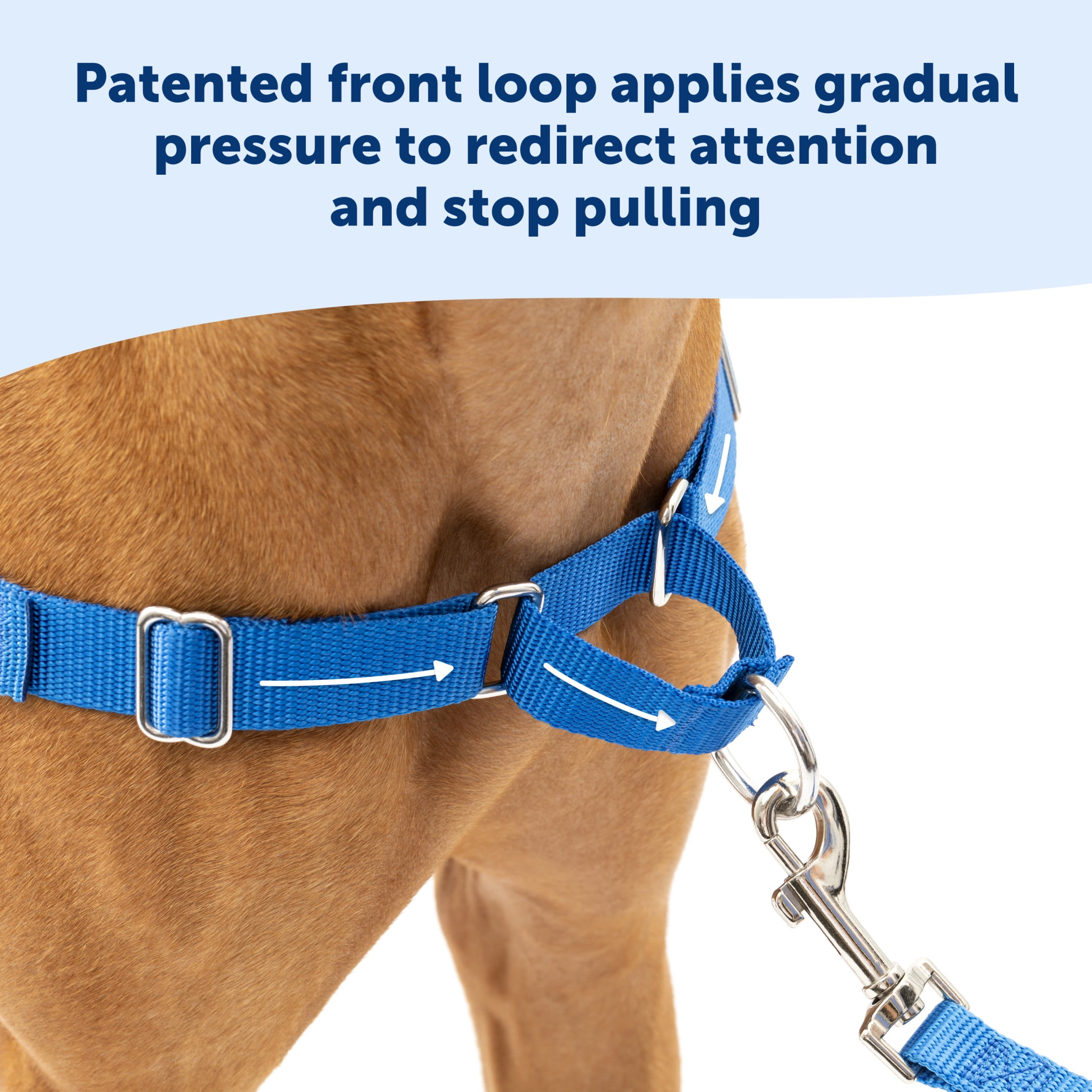 PetSafe Easy Walk Dog Harness, No Pull Leash, prevents from Choking on Walks, Red, L