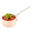thumbnail image 2 of Restaurantware-2 Ounce Mini Sauce Pan, 1 Copper Sauce Pan - Ergonomic Handle, Oven-Ready, Stainless Steel, No-Corrosion, For Sauces, Dips, Or Mini Dishes, 2 of 3