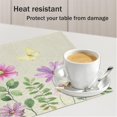 thumbnail image 5 of Wild Flowers Summer Placemats Set of 4, 12x18 Inch Floral Leaves Spring Seasonal Holiday Table Mats for Party Kitchen Dining Decoration, 5 of 6