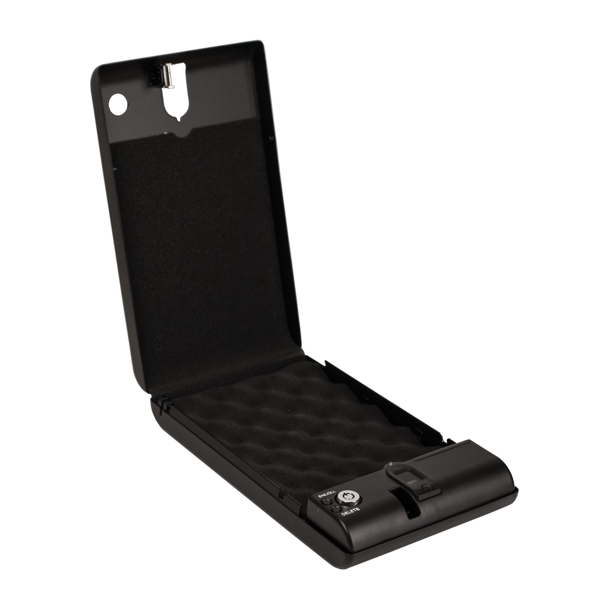 Tracker Safe SPS-04B 12.6 in. Small Pistol Safe, Biometric Lock