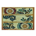 thumbnail image 3 of Batik Cutting Board, Oriental Vintage Paisley Pattern Eastern Motifs in Flat Boho Art Design, Decorative Tempered Glass Cutting and Serving Board, Small Size, Multicolor, by Ambesonne, 3 of 5