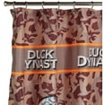 thumbnail image 2 of A&E Duck Dynasty Camo Shower Curtain, Orange Stripe, 2 of 3