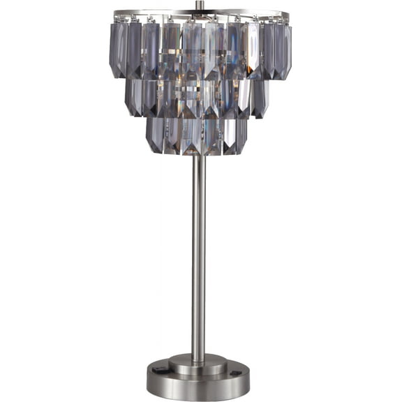 CoSoTower 27.5"H Contemporary Crystal Shade Table Lamp, 1Pc/ctn, 1.01/9.25