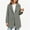 Gray, variant on Womens Fuzzy Bear Coat Warm Fleece Winter Notched Lapel Overcoat Mid Length Thick Sherpa Jacket Fall Cozy Dressy Outerwear