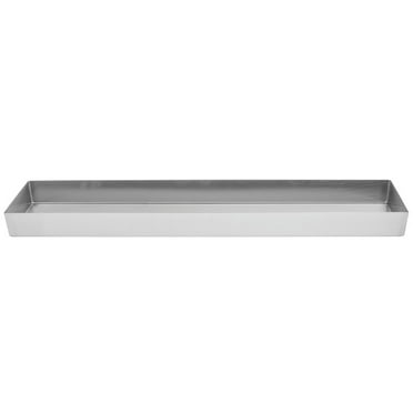HUBERT® Food Merchandsing Pans with Tapered Corners Stainless Steel Deli Display Pan - 30" L x 8" W x 2" D