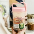 thumbnail image 5 of Reusable Overnight Oats Container with Lid and Spoon Leakproof Bpa-free Portable Breakfast Cup for Yogurt Cereal On-the-go Meals, Ukhbmc | Pink, 5 of 7
