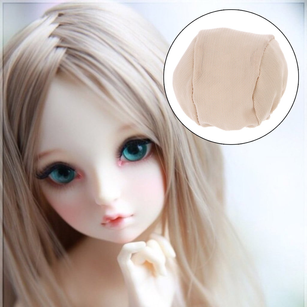 ZH 3-10inch Silicon Hair Wig Cap for 1/3 1/4 1/6 1/8 1/12  Doll Head Cover new 
