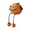 B, variant on Homellea Funny Fruit Resin Shelf Sitter, Cute Fruit Figurine with Dangling Legs, Whimsical Desktop Ornament for Bookshelf, Windowsill, Kitchen, Living Room, Garden and Gift, 7.2 in