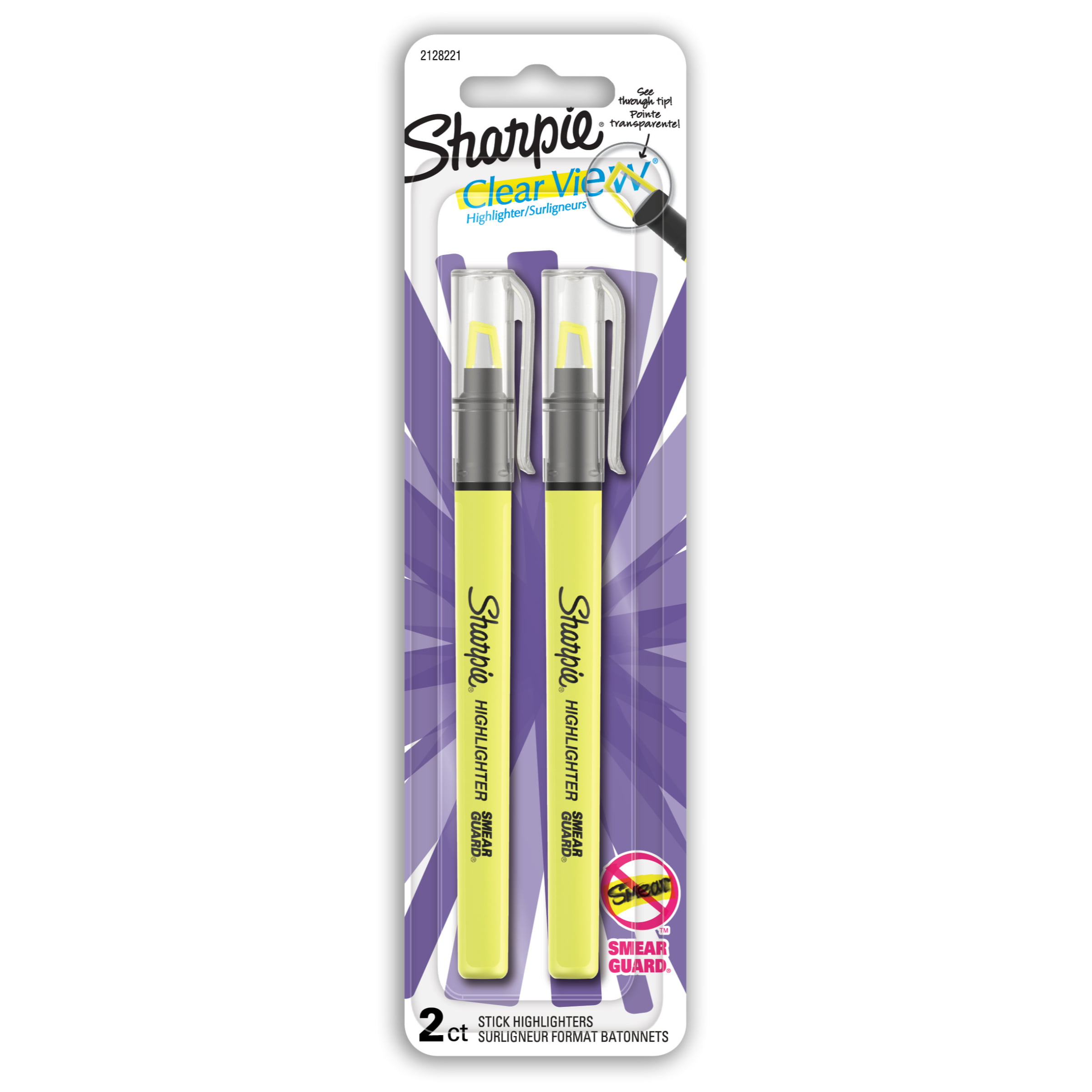 Sharpie Accent Fluorescent Yellow Highlighters 1 Pack Each By Newell 2 Count 