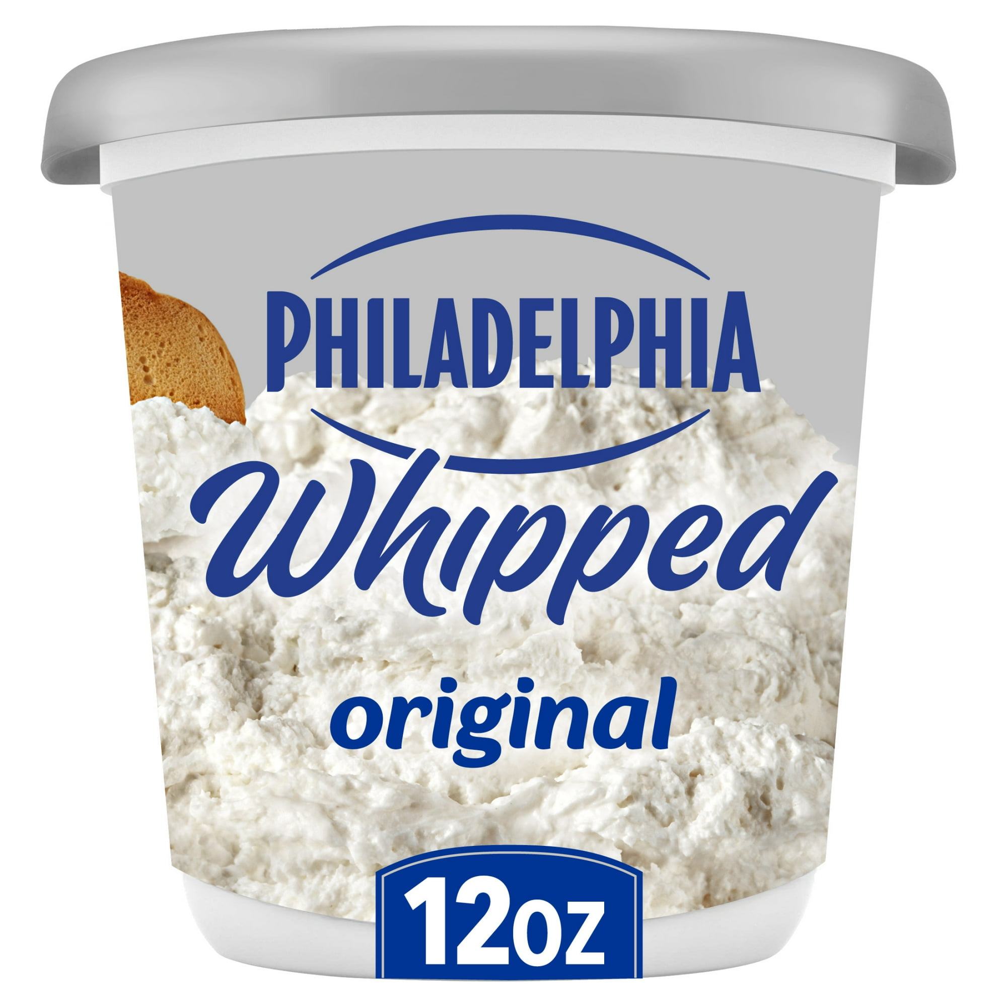 Philadelphia Whipped Cream Cheese Spread, 1 Tub, for Smooth, Spreadable Mornings, Original, No Artificial Preservatives, Flavors or Dyes, 12 oz