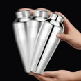 thumbnail image 5 of Cocktail Shaker Bar Shaker Drink Mixer Shakers Bartending Mixing Cup with Measurement Marks and Recipes Bartender Kit for Cocktails Compostable Material Barware Tool, 5 of 7
