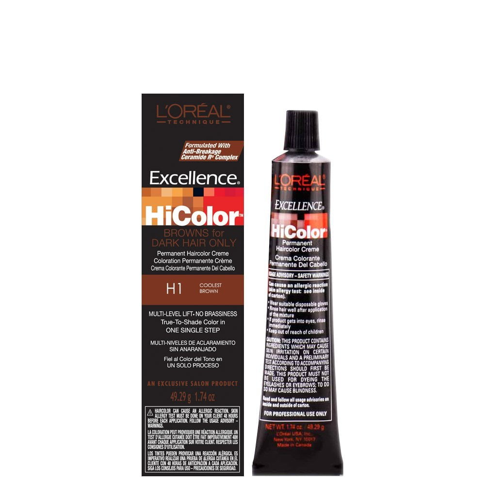L Oreal Excellence Hicolor Coolest Brown For Dark Hair By Loreal L Oreal Excellence Hicolor Coolest Brown For Dark Hair By Loreal Paris